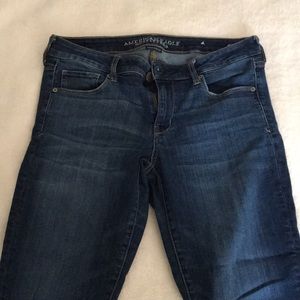 american eagle super stretch skinny jeans!